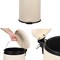 Happimess Theo Retro 8-Gallon Step Trash Can with Soft-Close Lid and FREE Mini Trash Can, Limestone Beige HPM1018C - alternate 2