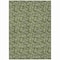Homeroots 5' X 8' Olive Green Artichoke Green And Ivory Floral Washable Indoor Outdoor Area Rug 581913 - alternate 2
