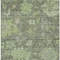 Homeroots 5' X 8' Fern Green And Olive Green Floral Washable Indoor Outdoor Area Rug 604121 - alternate 2