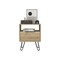 Homeroots 22" Beige Wood Nightstand 543641 - alternate 2