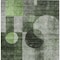 Homeroots 8' X 10' Fern Green And Gray Geometric Washable Indoor Outdoor Area Rug 604321 - alternate 2