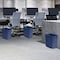 Acrimet Wastebasket, Deskside Bin, 3.25 Gallon/13 Quart/ 12 Liter (Plastic) (Blue Color), 4PK 576.4 - alternate 2