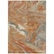 Homeroots 3' X 5' Brown Beige And Gray Abstract Washable Indoor Outdoor Area Rug 602665 - alternate 3