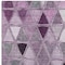 Homeroots 8' X 10' Merlot Purple And Lavender Geometric Washable Indoor Outdoor Area Rug 583043 - alternate 2
