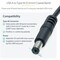 Startech.Com 2M USB TO TYPE M BARREL CABLE - USB TO 5.5MM 5V DC CABLE - USB TO BARREL JACK 5V DC PLUG USB2TYPEM2M - alternate 1