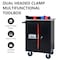 Wrightmaster 22 in. W x 13.6 in. D 2-Drawer Metal Roller Cabinet Tool Chest in Black ZR-245240 - alternate 2