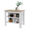 Homeroots White and Oak 41" Kitchen Island With Storage 535023 - alternate 2