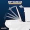 Anzzi Garden 12in 2pc 1.28 GPF Siphon Elongated Ceramic Toilet, White Soft Close Seat, ADA height Included TL-AZ070 - alternate 2