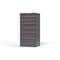 Strong Hold 7 drawer cabinet - (3x 5ft, 2x 7ft, 2x 9ft) - Red accents - Keyed Alike S3060-PPAAS-0702DS - alternate 2