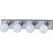 Boston Harbor Vanity Bar Fixture, 100 W, 4-Lamp, G Lamp, Steel Fixture, Polished Chrome Fixture V5CH043L - alternate 1
