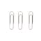 Deli Paper Clips No.1, Silver, Nickel-Plated, Rust-Resistant, 100PK E39712 - alternate 2