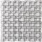 Apollo Tile Wooden Gray 11x11 Asian White, Glass Marble Floor and Wall Mosaic Tile 4.43 sqft/case, 5PK APLSV88IR01A - alternate 1