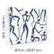 York Wallcoverings Joyful Dancers Ultramarine Wallpaper ZM2832 - alternate 2
