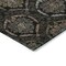 Homeroots 3' X 5' Black Gray And Brown Medallion Washable Indoor Outdoor Area Rug 587692 - alternate 2