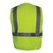 Reflective Apparel ANSI Type R Class 2 Breakaway Mesh Vest with Adjustable Side Wrap Closure 572ET-LM-6X-8X - alternate 2