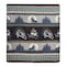 Homeroots Ultra Soft Gray and White Snowboarder Handmade Queen Size Woven Blanket 383069 - alternate 2