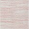 Homeroots 3' X 5' Pink And Ivory Abstract Washable Indoor Outdoor Area Rug 613115 - alternate 2