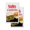 Signmission Subs & Sandwiches, Vinyl Decals Only 24 Inch x 36 Inch, Vinyl Decal, 2PK DSB-2436-2PACK-Subs & Sandwiches - alternate 1