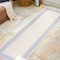 Jonathan Y Lucia Classic Diamond Border Cream/Blue 2 ft. x 8 ft. Indoor/Outdoor Runner Rug SMB207A-28 - alternate 2