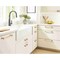Amerock Overton 5-1/16 in 128 mm Center-to-Center Brushed Gold/Black Chrome Cabinet Pull BP36682BGLBCR - alternate 2