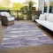 Homeroots 9' X 12' Purple And Lavender Abstract Washable Indoor Outdoor Area Rug 612549 - alternate 2