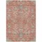 Homeroots 5' X 8' Coral Charcoal And Gray Floral Washable Indoor Outdoor Area Rug 605468 - alternate 2