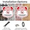 Signmission No Drone Shield Sign Aircraft Or Drone I, 6 inch X 6 inch, Plastic Sign, 2PK SHI-P-2PACK-6-391 - alternate 2