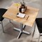 Flash Furniture Bennett 24 in x 30 in Solid Wood Indoor Tabletop in Natural with 22 in x 22 in Dining Height GSF-REC2430-NAT-T2222S-GG - alternate 2