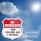 Signmission No Trespassing Shield Sign I Own Firearm, 12 inch X 12 inch, Vinyl Decal, 2PK SHI-D-2PACK-12-422 - alternate 2