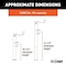 Curt Pipe-Mount Swivel Jack, 3000 lb Lifting, 15 in Max Lift H, 31-1/2 in OAH, Composite 28356 - alternate 2