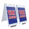Signmission Tax Returns, A-Frame & 2 Decals Installed, Heavy-Duty Plastic Frame SBHD-D-2436-Tax Returns - alternate 2