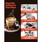 Vevor Commercial Drip Coffee Maker 24 Cups with 4 Glass Carafes and 4 Warmers ARBD-386 - alternate 2