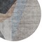 Homeroots 8' Taupe Beige And Gray Round Abstract Washable Indoor Outdoor Area Rug 582874 - alternate 2