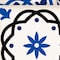 Homeroots 7" x 7" Blue and Aqua Pop Mosaic Peel and Stick Removable Tiles 400472 - alternate 2