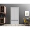 Sartodoors Sliding Closet Bi-fold Doors, Planum 0012 Matte Grey and Aluminum Strips, Sturdy Tracks Moldings Tr PLANUM0012BF-GRE-36 - alternate 1