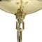 Homeroots Gold Chandelier Iron Ceiling Light With Clear Shades 651650 - alternate 2