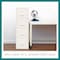 Space Solutions 14.25 in W 4 Drawer Vertical File Cabinet, Pearl White 21619 - alternate 2