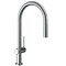 Hansgrohe Talis N HighArc Kitchen Faucet, O-Style 2-Spray Pull-Down, 1.5 GPM in Chrome 72857001 - alternate 1