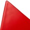 Leisuremod Triangular 15.75 in W, 17 in L, ABS Plastic, Red RS17R - alternate 2