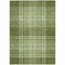 Homeroots 9' X 12' Green Black And Ivory Plaid Washable Indoor Outdoor Area Rug 596337 - alternate 2