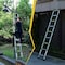 Wrightmaster 9.5 ft. Aluminum Button Extension Ladder with Triangle Stabilizer and Hooks, 330 lbs. Load Capacity ZR-187988 - alternate 2