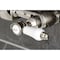 Kingston Brass Two-Handle Wall Mount Bridge Kitchen Faucet, Polished Nickel KS1266BPL - alternate 2