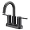 Boston Harbor Lavatory Faucet, Two Handle, 4 in, Matte Black TOBI22010010BL - alternate 1