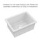 Whitehaus Collection Undermount/Drop-in Fireclay Kitchen Sinks, Stainless Steel Grid Included WHUF2418 - alternate 2