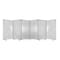 Homeroots 71" Clear Iron Folding Six Panel Screen Room Divider 370388 - alternate 1