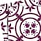 Homeroots 5" X 5" Merlot Lisa Removable Peel and Stick Tiles 400391 - alternate 2