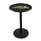 Holland Bar Stool Co 36" Blk Wrinkle North Dakota State Pub Table, 36" dia. Top L214B3636NDakSt-B - alternate 1