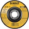 Dewalt Cut-Off & Grinding Wheel, Type 27, 4 1/2 in Dia, 0.125 in Thick, 7/8 in Arbor Hole Size, 24 Grit DW8434 - alternate 1