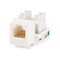 Monoprice Datacom Jack, RJ11/RJ12, 90, White 7296 - alternate 1