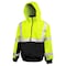 Reflective Apparel ANSI Type R Class 3 Sweatshirt with Removable Hood, Systems Gear 602ST-LB-2X - alternate 2